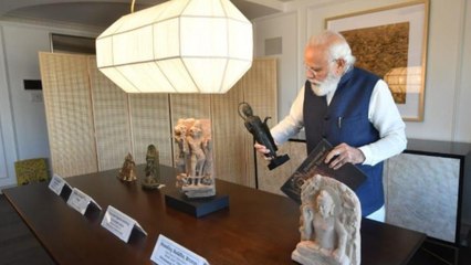 PM Modi to bring home 157 artefacts and antiquities from US
