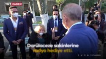 Cumhurbaşkanı Erdoğan Darülaceze sakinlerini ziyaret etti