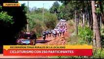 Cicloturismo con 250 participantes