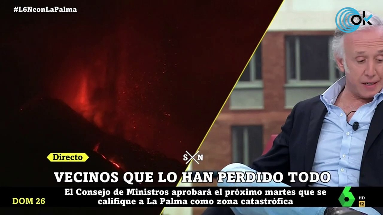 Inda sobre los afectados de La Palma: "Si las ayudas son lentas serán menos ayudas"