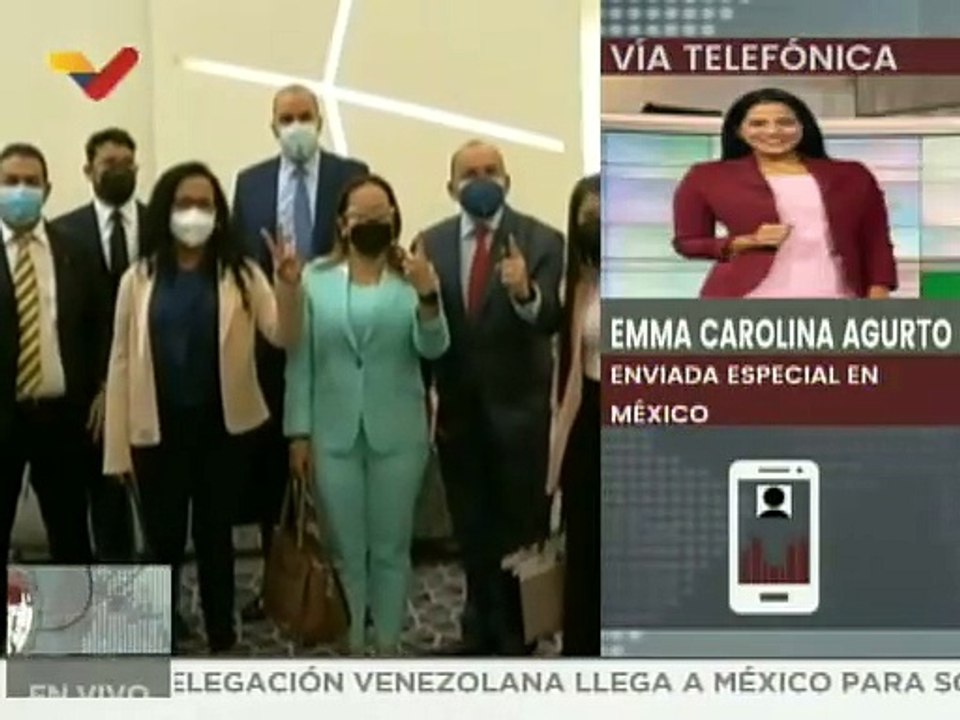 Llega a México el resto de la Delegación Bolivariana para incorporarse a tercera jornada de diálogo