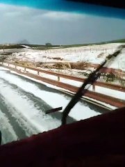 Nuvem de gelo atinge o Sul de MG (Sta Rosa/S. Gotardo), neste sábado