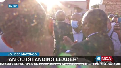 Ramaphosa hails Matongo as an outstanding leader