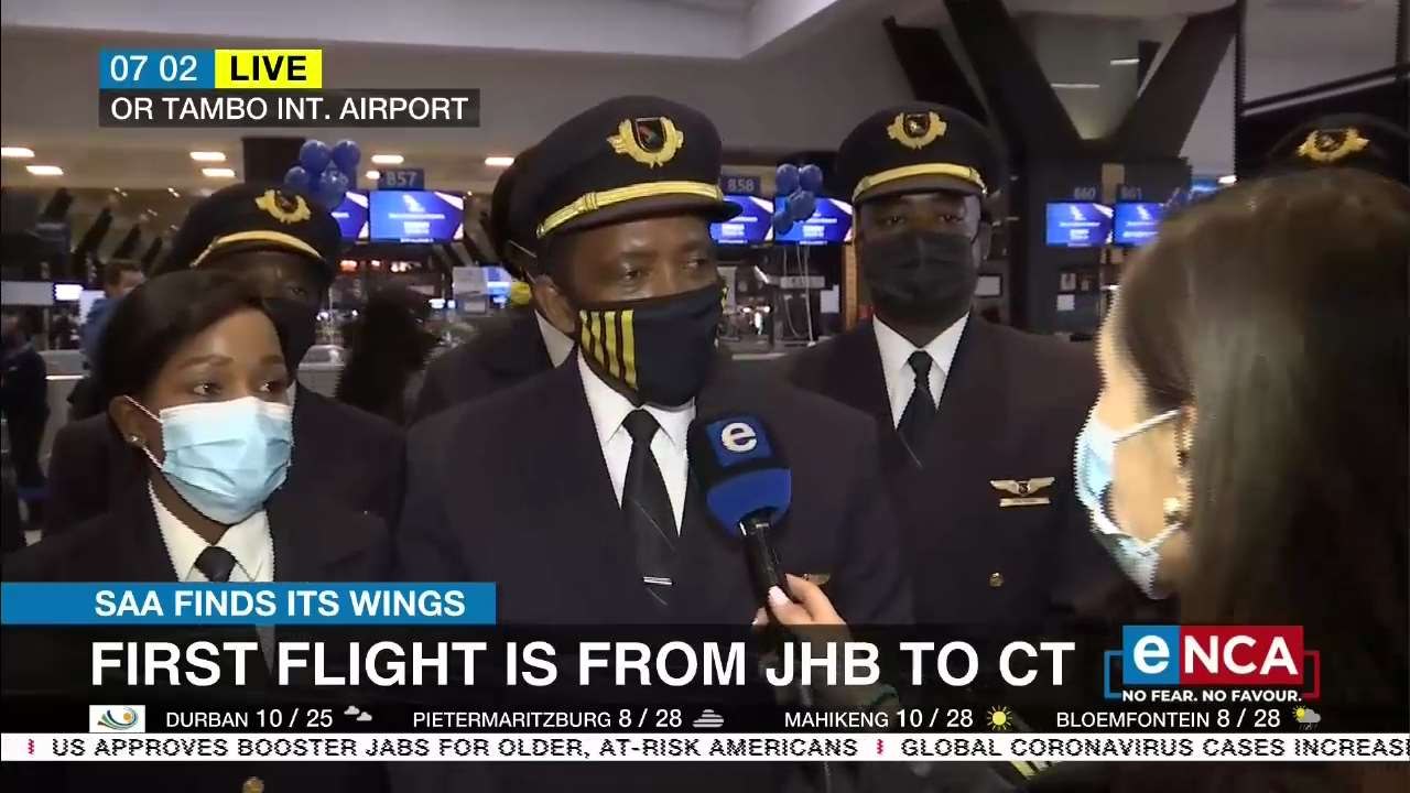 SAA flies again after being grounded