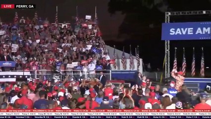 President Trump holds rally in Perry, Georgia September 25, 2021