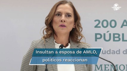 Políticos de todos los colores refrendan apoyo a Gutiérrez Müller tras insultos