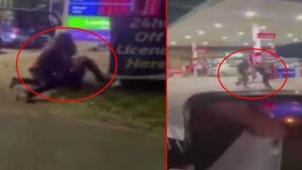İngiltere'de akaryakıt krizi büyüyor! Uzun kuyruklarda benzin için kavgalar başladı