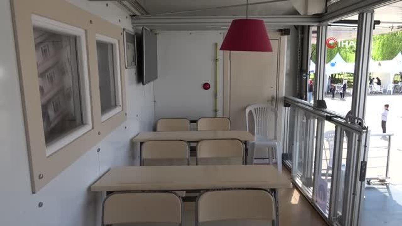 Son dakika haberleri... Simülasyon tırında çocuklar için gerçeği aratmayan deprem eğitimi