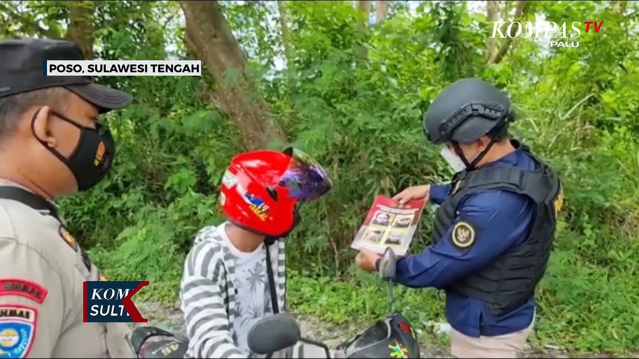 Satgas Madago Raya Sebar Foto 4 DPO Poso