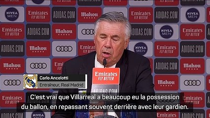 7e j. - Ancelotti : "Ce n'était pas notre meilleur match"