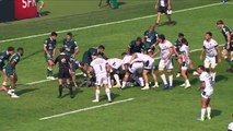 TOP 14 - Essai de Marco TAULEIGNE (MHR) - Section Paloise - Montpellier Hérault - J04 - Saison 2021/2022