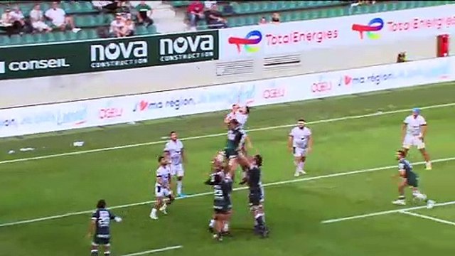 TOP 14 - Essai de Youri DELHOMMEL (SP) - Section Paloise - Montpellier Hérault - J04 - Saison 2021/2022