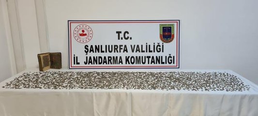 ŞANLIURFA - Çeşitli dönemlere ait 8 bin sikke ve dini kitap bulundu