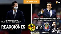 Reacciones: América 0 - 0 Chivas | Clásico Nacional