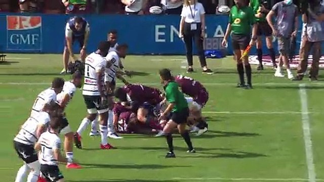 TOP 14 - Essai de Setariki TUIVUCU (CAB) - Union Bordeaux-Bègles - CA Brive - J04 - Saison 2021/2022