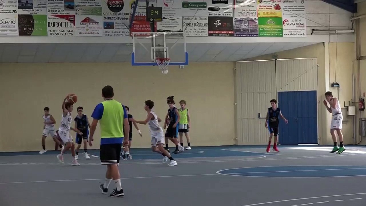 25.09.2021 U 15 Minimes Garçons Tursan Basket Chalosse - Cap de Gascogne 1e Partie