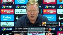 Koeman weicht Fragen nach Barca-Zukunft aus