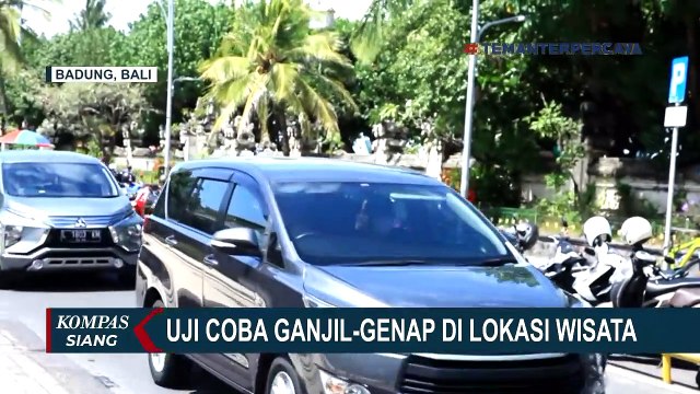 Pemprov Bali Mulai Uji Coba Pemberlakuan Ganjil Genap di Ruas Jalan Objek Wisata