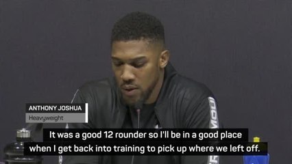 Joshua vows to bounce back and win Usyk rematch