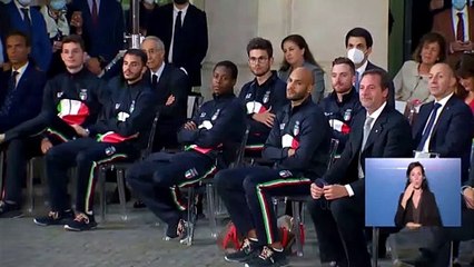 Tokyo2020, Draghi a Jacobs: "Non volevo disturbarti durante intervista, è colpa di Malagò"