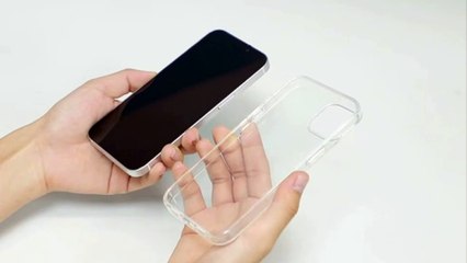 Amazon Basics Liquid Crystal Quartz Soft TPU Smartphone Cover for iPhone 13 Pro Max