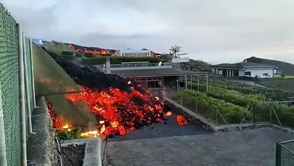 Eruption volcanique à La Palma dans les iles Canaries