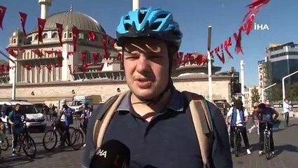 Taksim Meydanı'ndan Ayasofya'ya bisiklet turu