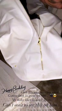 M. Pokora gâté par Christina Milian pour leurs anniversaires, le 26 septembre 2021.