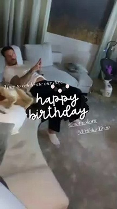 M. Pokora gâté par Christina Milian pour leurs anniversaires, le 26 septembre 2021.