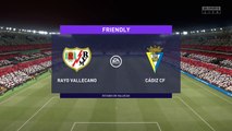 Rayo Vallecano vs Cadiz || La Liga - 26th September 2021 || Fifa 21