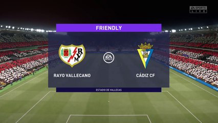 Rayo Vallecano vs Cadiz || La Liga - 26th September 2021 || Fifa 21