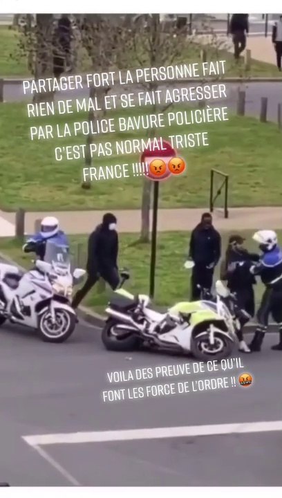 Controle de police qui dérape