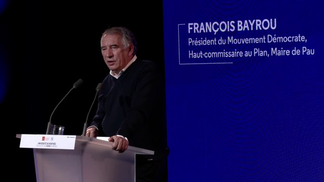 François Bayrou, discours de clôture - UR2021
