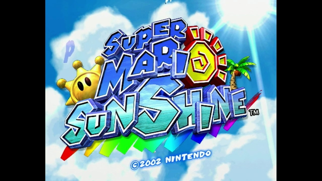 SUPER MARIO SUNSHINE - GAMECUBE (VIA RETROCOMPATIBILIDADE DIRETO DO NINTENDO WII)