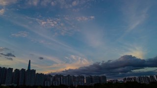 [4K] DJI POCKET 2 Time Lapse Beautiful Sky in Seoul