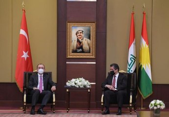 Ticaret Bakanı Muş, Erbil'de IKBY Başbakanı Barzani ile görüştü