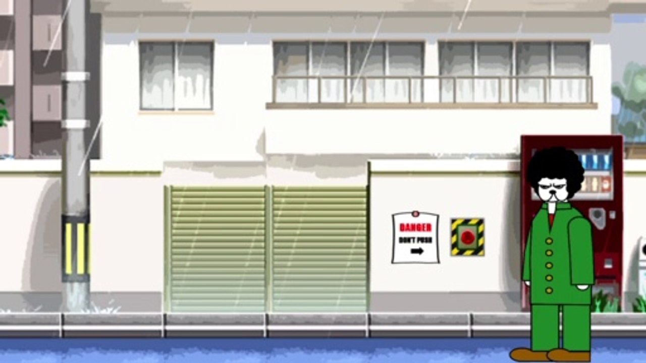 【cartoon】Don't push this button. But I want to push it!