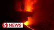 La Palma volcanic explosions intensify, flights cancelled