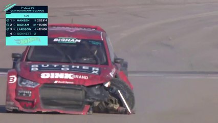 Nitro Rallycross Utah 2021 LCQ Bennett Crash Bigham Suspension Failure At Finish