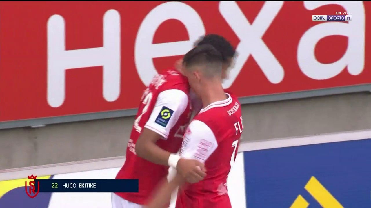 Reims 3-1 Nantes: Doblete de Hugo Ekitike