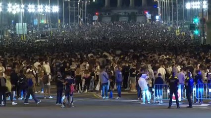 Tercera noche de vandalismo en las fiestas de La Mercé