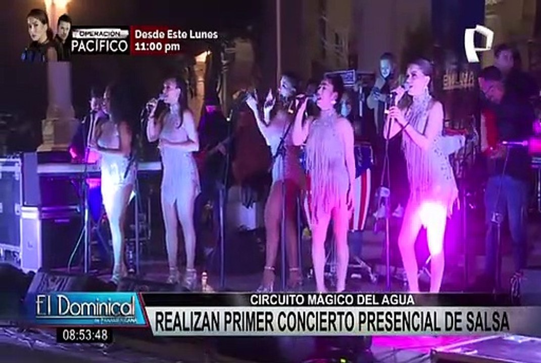 Circuito Mágico del Agua: así fue el primer concierto presencial de salsa