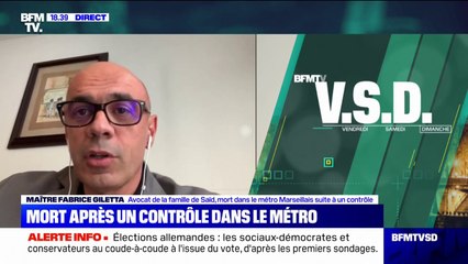 Me Fabrice Giletta, avocat de la famille de Saïd: "C'était un homme qui était déficient mental, dans l'incapacité de prendre un ticket"