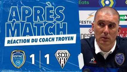 ESTAC 1-1 Angers | Réaction de Laurent Batlles