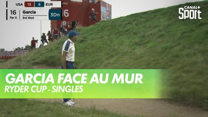 Sergio Garcia au pied d'une montagne