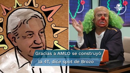 "La fundación de la 4T", Brozo comparte el "verdadero" spot del Grito de Independencia