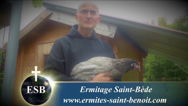 Travail à l’ermitage Saint-Bède Frère Toussaint ermite bénédictin film by Jean-Claude Guerguy Ciné Art Loisir