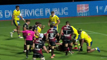 TOP 14 - Essai de Romain NTAMACK (ST) - Stade Toulousain - ASM Clermont - J04 - Saison 2021/2022
