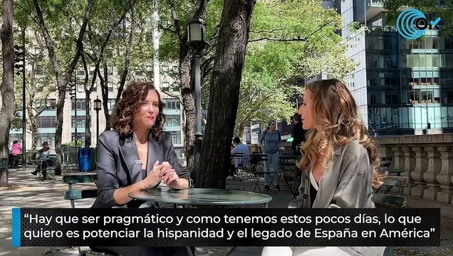 Isabel Díaz Ayuso: Quiero potenciar la hispanidad y el legado de España en América