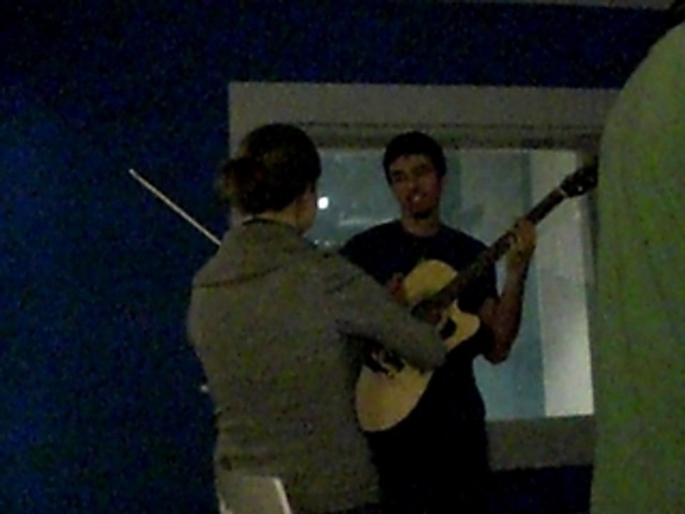 Ensayando con Giulia Finco